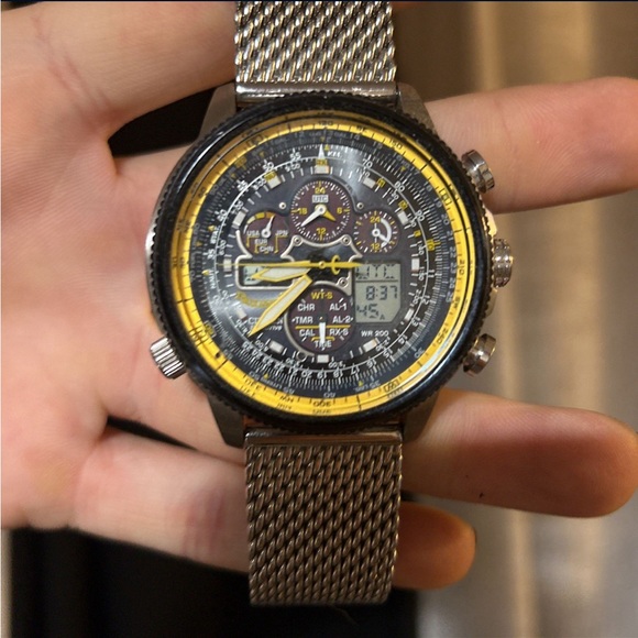 Blue angels inspired Promaster Skyhawk A-T eco drive